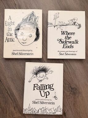 Falling Up, Where the Sidewalk Ends, Falling Up, Shel Silverstein Hardcovers (3)